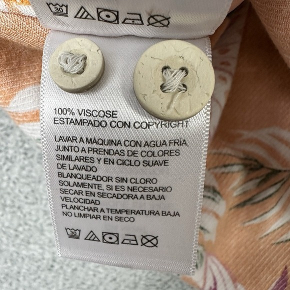 Tommy Bahama Hawaiian Shirt Mens 3XL Multicolor Floral Tropical Camp Resort - Picture 7 of 11